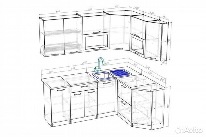 Кухонный гарнитур, Кухня, кухонный гарнитур