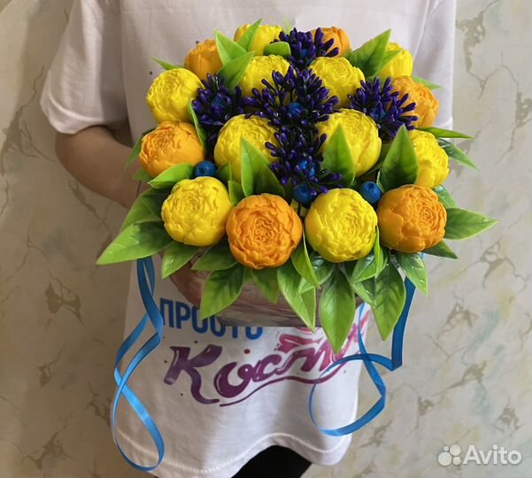 Мыльный букет