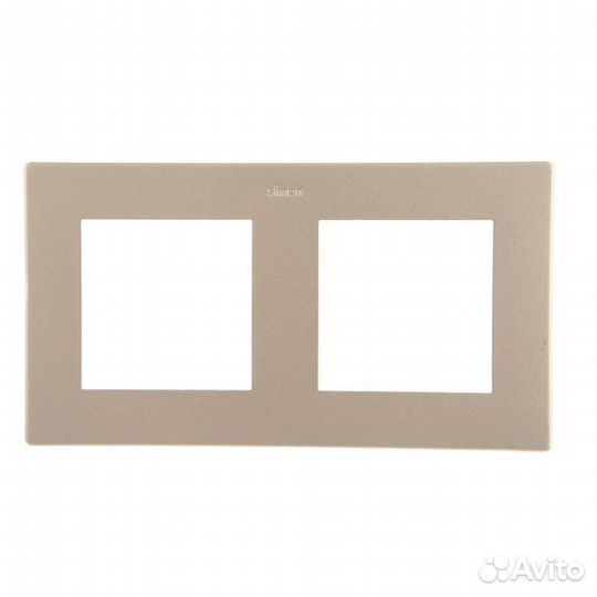 Рамка 2-м Simon24 шампань 2400620-034