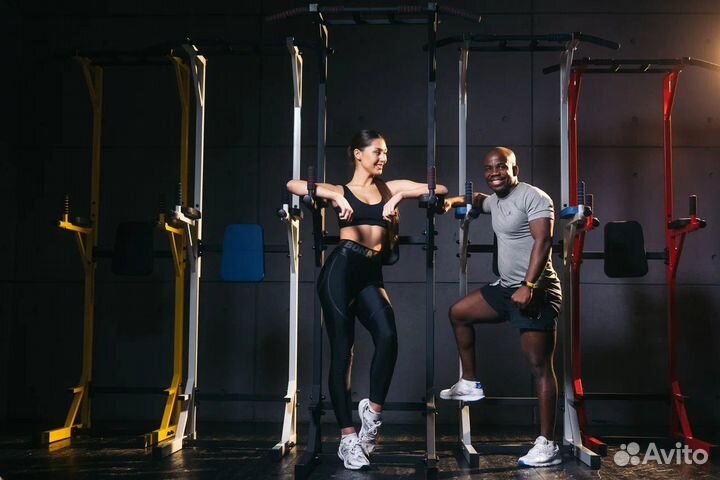 Турник-стойка брусья пресс 3в1 200 кг регулируемый