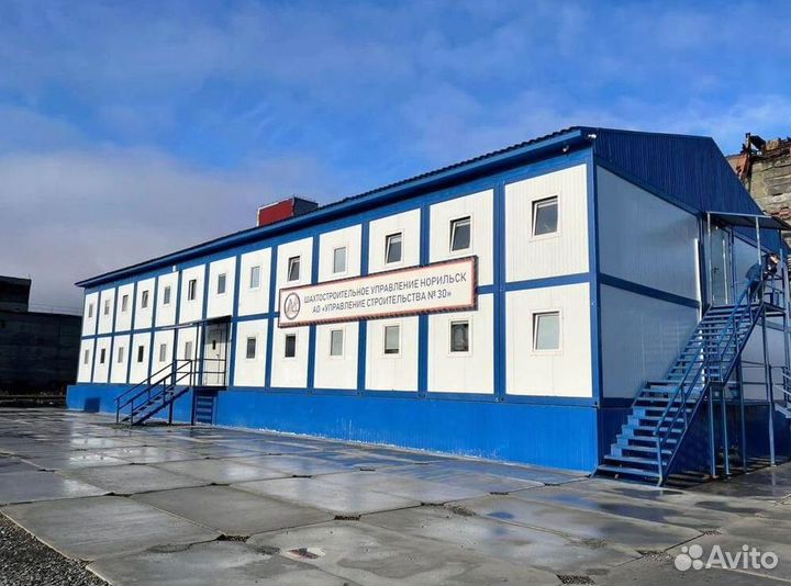 Модульное здание на 100 человек