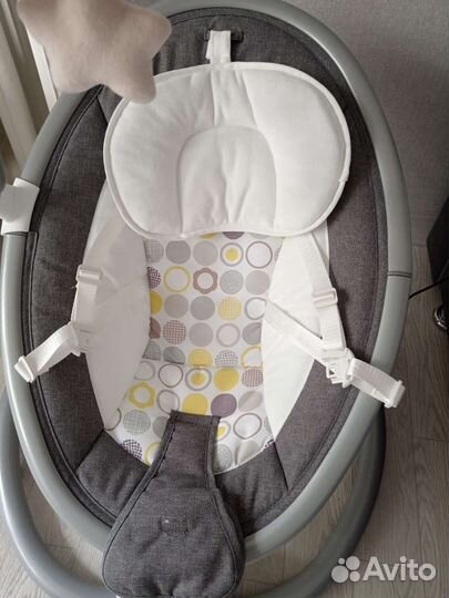 Детские электронные качели шезлонг