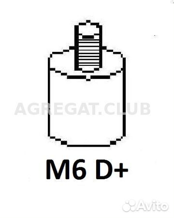 Генератор без шкива Motorherz ALD2824WA