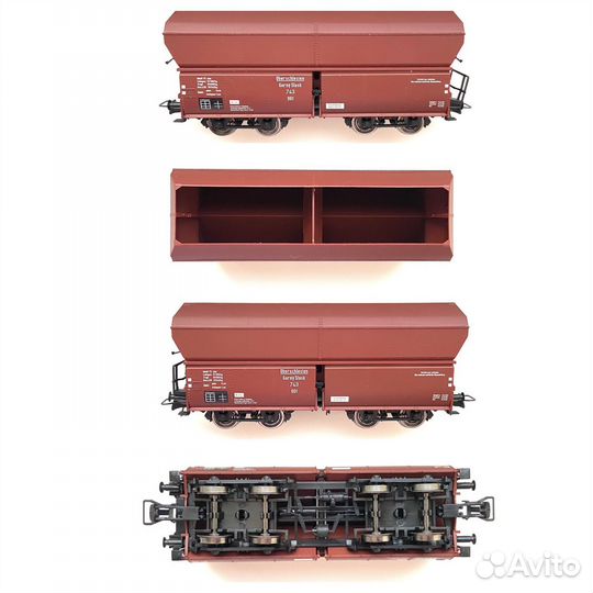 Грузовые и пассажирские вагоны Н0