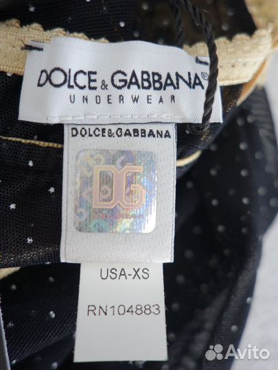 Dolce gabbana топ комбинация новый оригинал