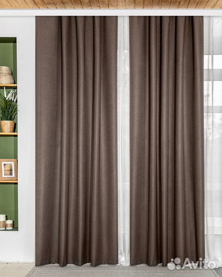 Шторы блэкаут Массимо готовые