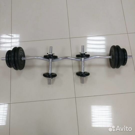 Набор штанги и гантелей