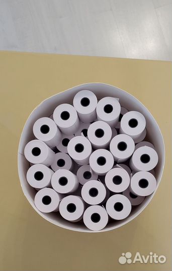 Чековая лента термобумага 57мм, вт. 12мм