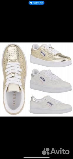Белые Кеды Кроссовки женские оригинальные guess 41