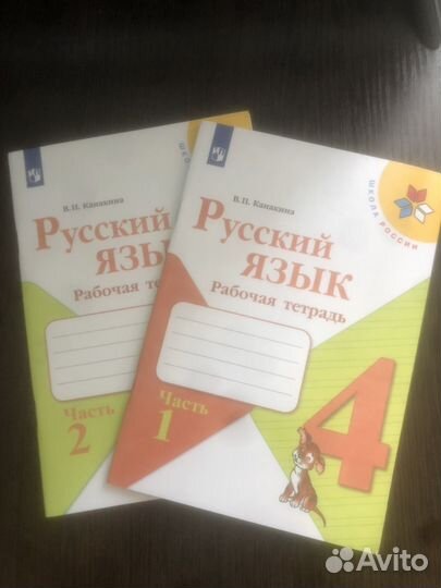 Рабочие тетради 4 класс 21-22 года