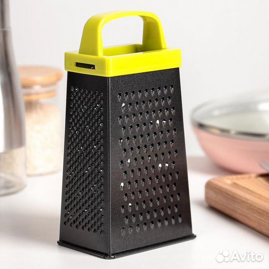 Тёрка четырёхгранная Доляна «Тёмная ночь», 17 см