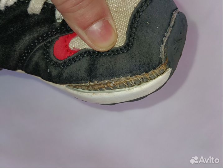 Кроссовки на липучке для мальчика размер 27