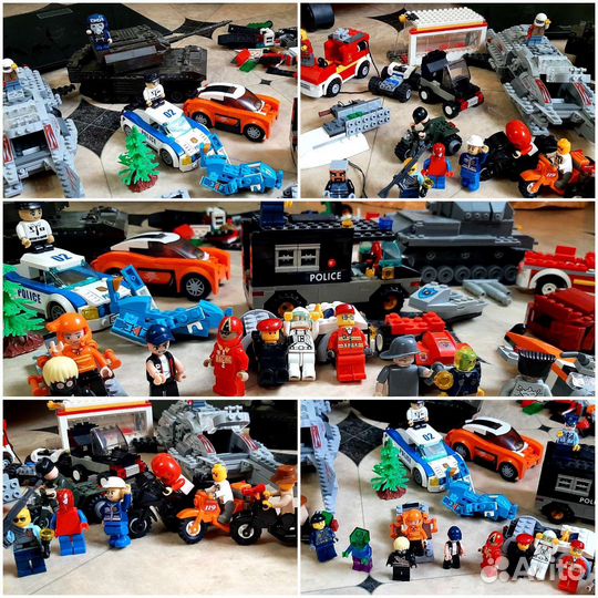 Lego (много лего,26 человечков)