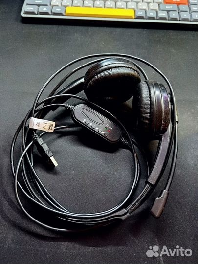 Гарнитура Accutone UB101 USB black (ZE-UB101-RU)