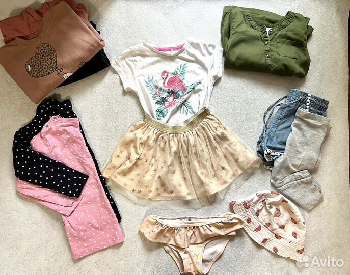 Детские вещи пакетом на девочку 98 104