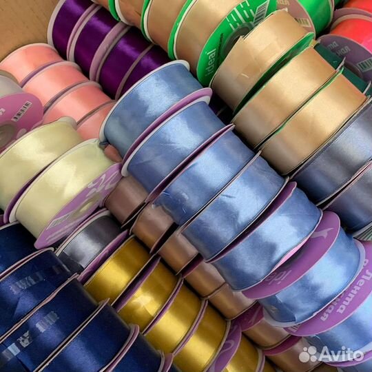 Ленты атласные