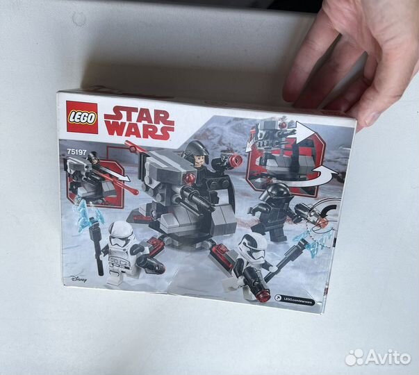 Lego Star Wars 75197 новый (коробка помята)