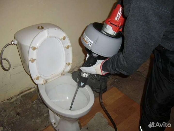 Устранение засора, без выходных, прочистка