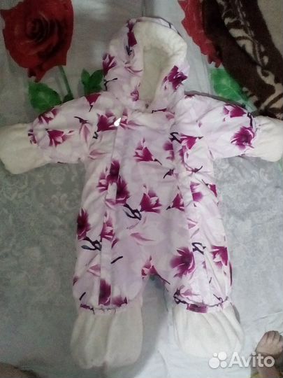 Зимний комбинезон для девочки