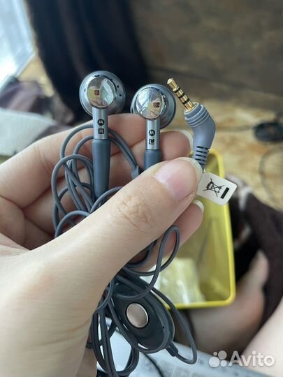 Гарнитура наушники с микрофоном motorola