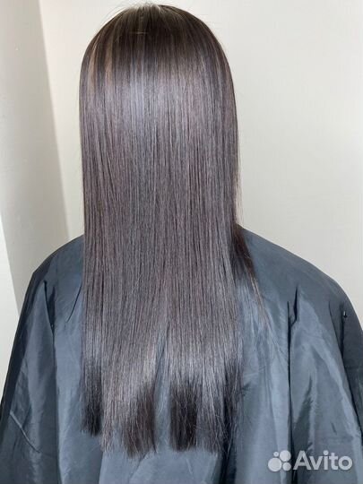 Кератиновое выпрямление волос модель