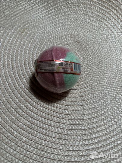 Бурлящий шар для ванны «Клубничное настроение»