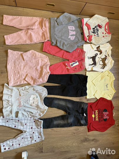 Набор пакет вещей на дев18-24 мес в идеале бренды