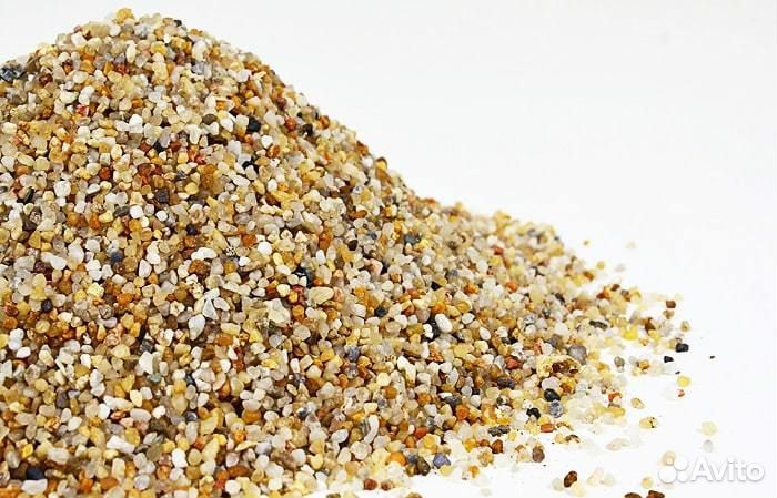 Кварцевый песок 25кг/1т