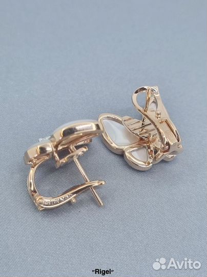 Серьги Van Cleef Two Butterfly