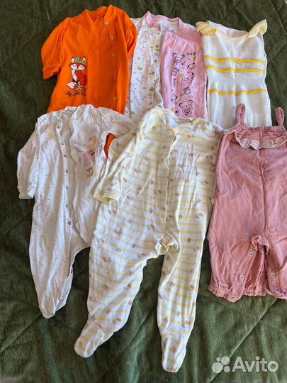 Вещи пакетом на девочку от 6 до года