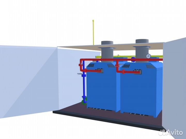 Газовый котел наружного размещения RS-H NEW 200 кВ