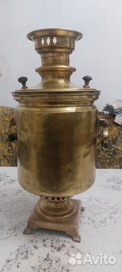 Самовар на дровах старинный