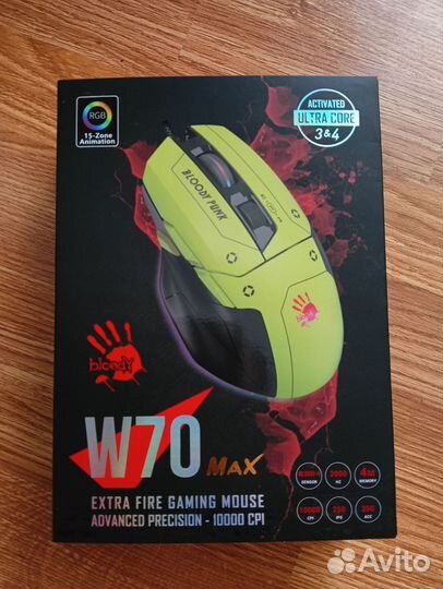 Игровая мышь Bloody W70 Max Punk