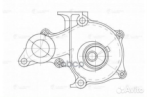 Насос водяной для а/м Toyota Corolla (91) 1.3i