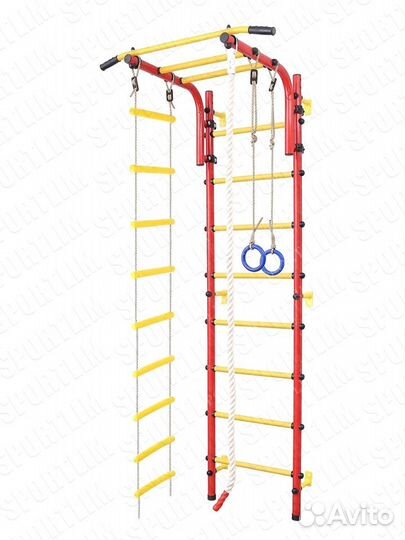 Шведская стенка для детей с массажными ступенями