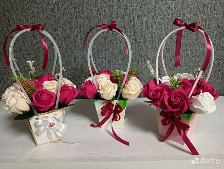Букеты, цветы, мыльная роза,подарок