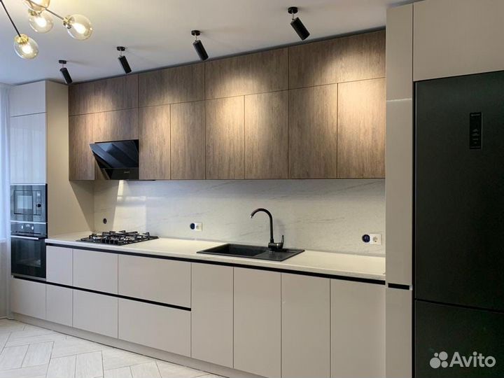 Кухня на заказ. Кухонный гарнитур w-4096