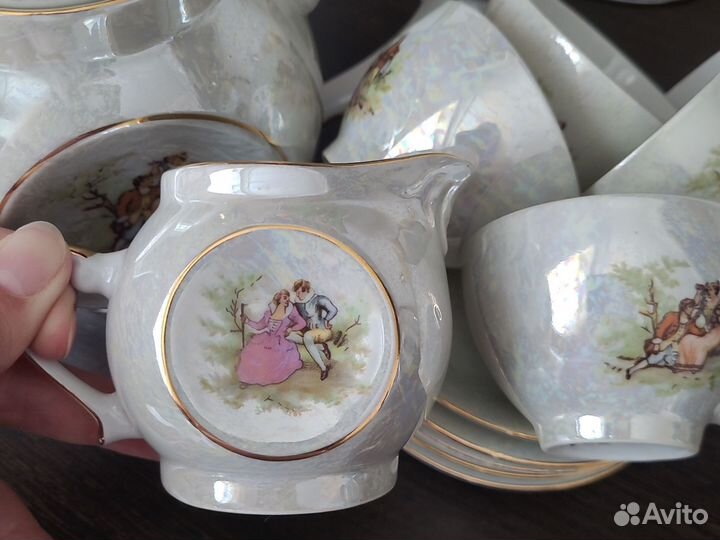 Кофейный/чайный сервиз Porcelana Wloclawek Польша