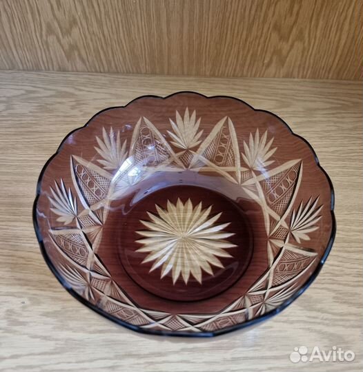 Ваза марганцевое стекло СССР