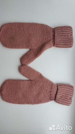 Комплект шапка, шарф и варежки