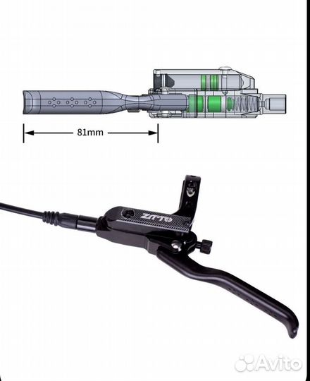 Гидравлические тормоза ztto M840,обода и т д