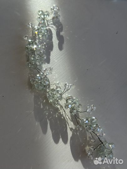 Свадебная заколка ручной работы