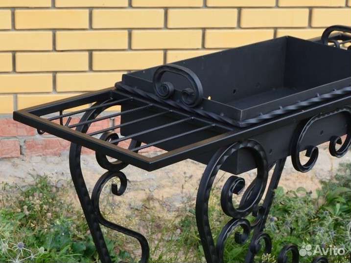 Мангал стенка 3 мм с крышкой