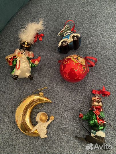 Елочные игрушки стекло