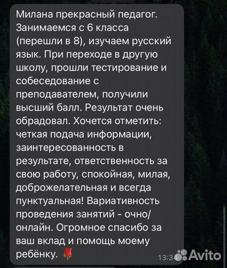 Репетитор по русскому языку