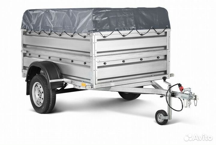 Легковой прицеп кмз классика-М 2 борта, тент 0,6м