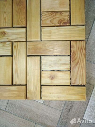 Садовый паркет из лиственницы