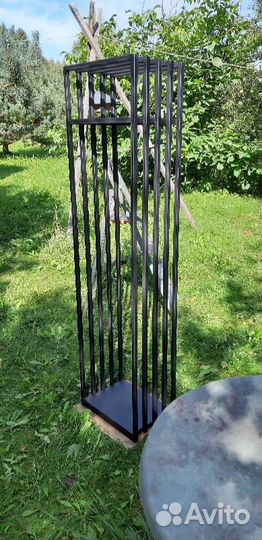 Дровник (стеллаж) в стиле лофт