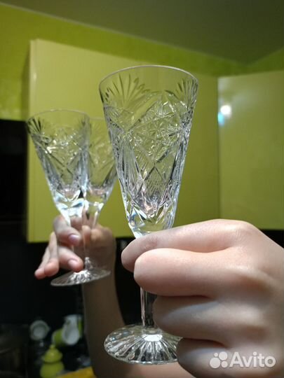 Бокалы хрустальные СССР