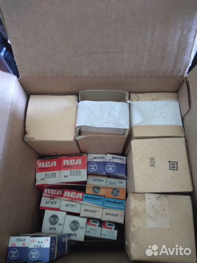 Радиолампы (Telefunken, Mullard, Philips, RCA)